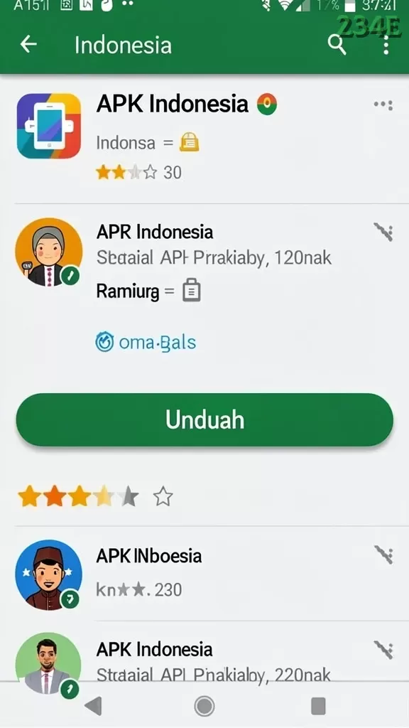 Cuplikan layar EVIP3 — halaman utama