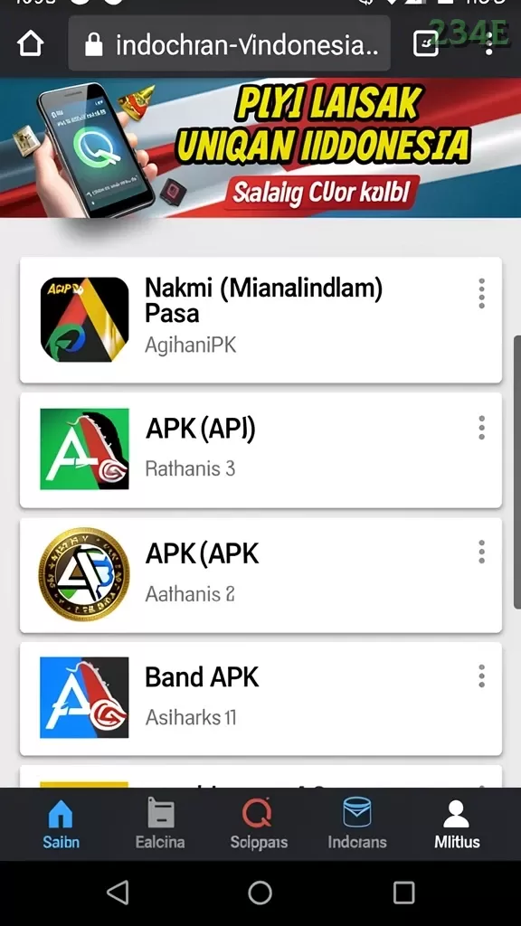 Cuplikan layar COLOKSGP — pengaturan akun