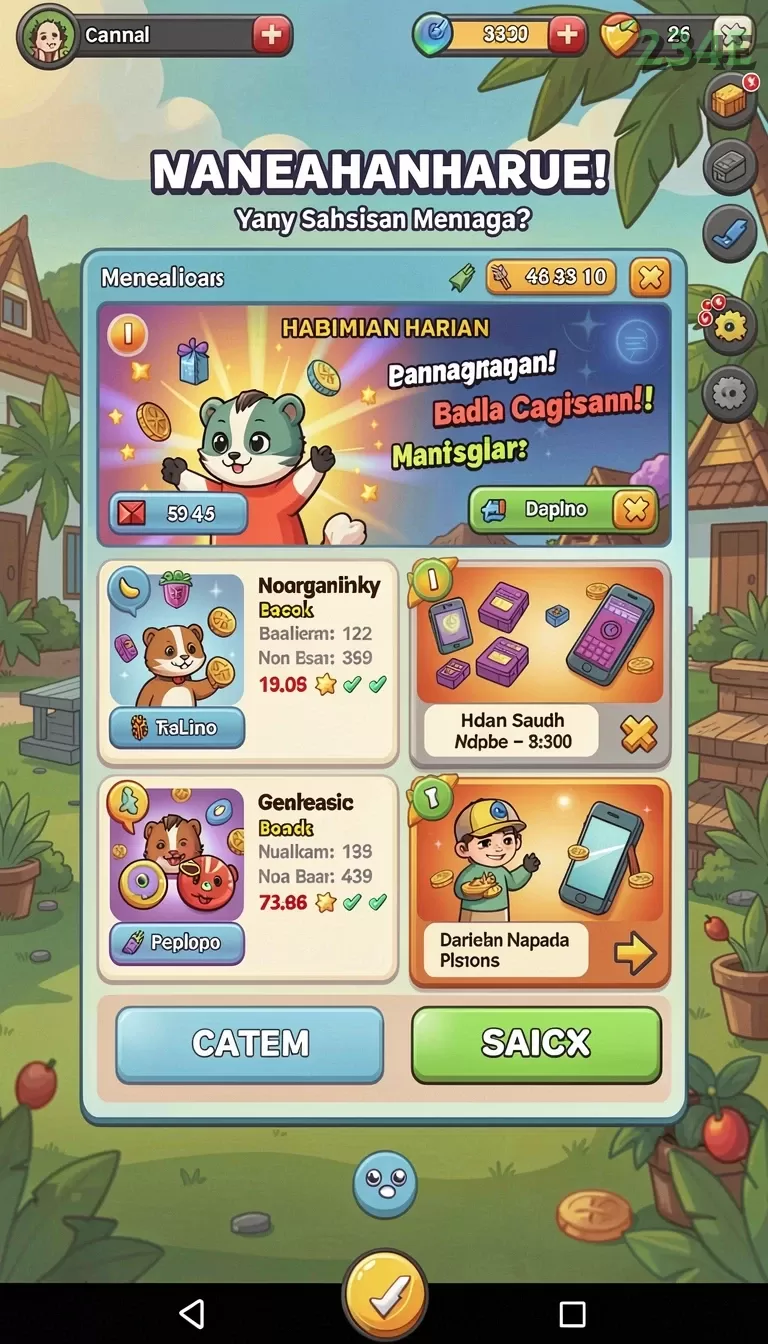 Cuplikan layar TITAN777 — halaman utama