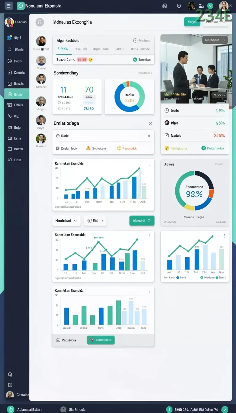 Cuplikan layar TITAN777 — menu navigasi